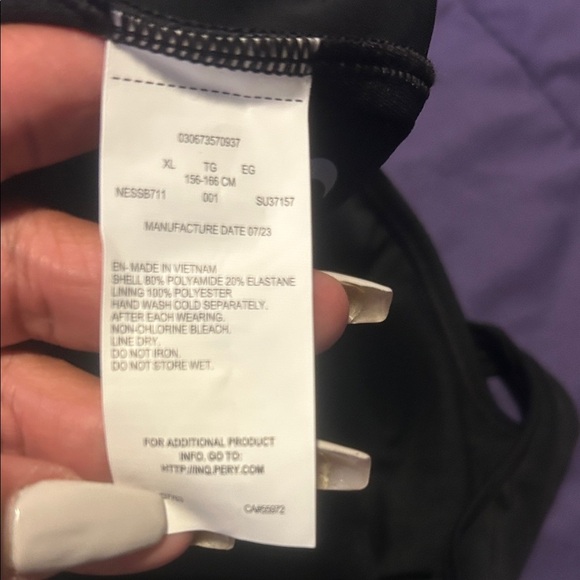 Nike Black One-Piece Swimsuit - Picture 3 of 5